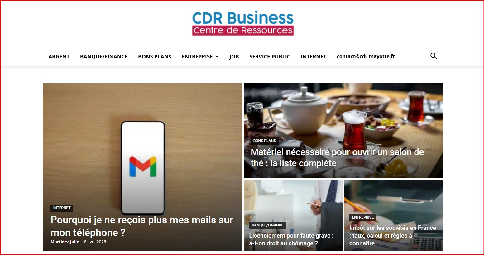 CDR Mayotte Business